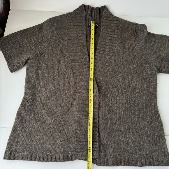 Mercer & Madison Cardigan Women 3x Lamb Wool Angora Nylon Short Sleeve - Picture 9 of 10